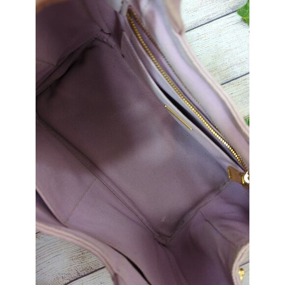 PRADA 1BG439 CANAPA 2Way Hand Bag ALABASTRO Light Pink WITH STRAP - Picture 10 of 15